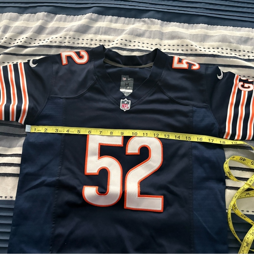 NIKE NFL | Chicago Bears Football Jersey | Mack # 52 | Kids Boys Size M - Picture 9 of 13